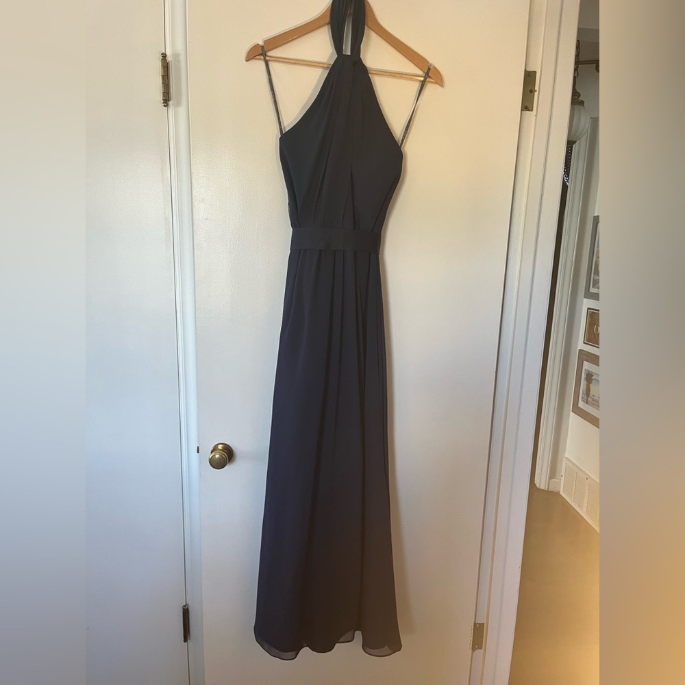 Navy Choker Dress
